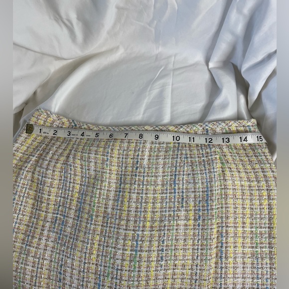 Vintage 2 Piece Suit Jacket & Skirt Woven Size 8P - Picture 13 of 16